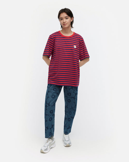 Tasaraita Unisex Unikko Kioski t-shirt - Marimekko VN