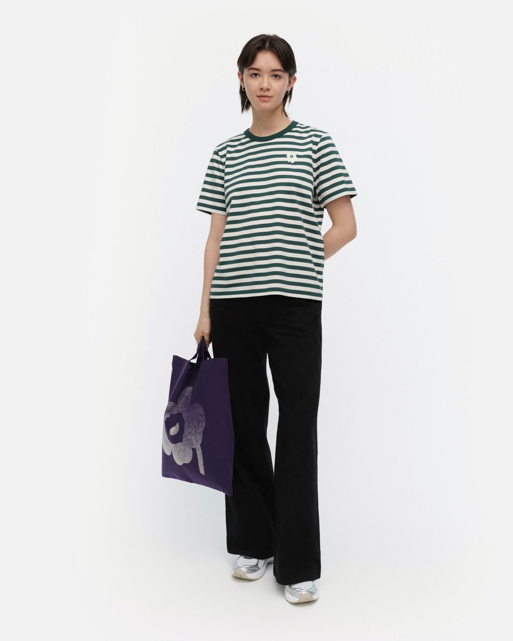 Tasaraita Unikko Kioski t-shirt - Marimekko VN