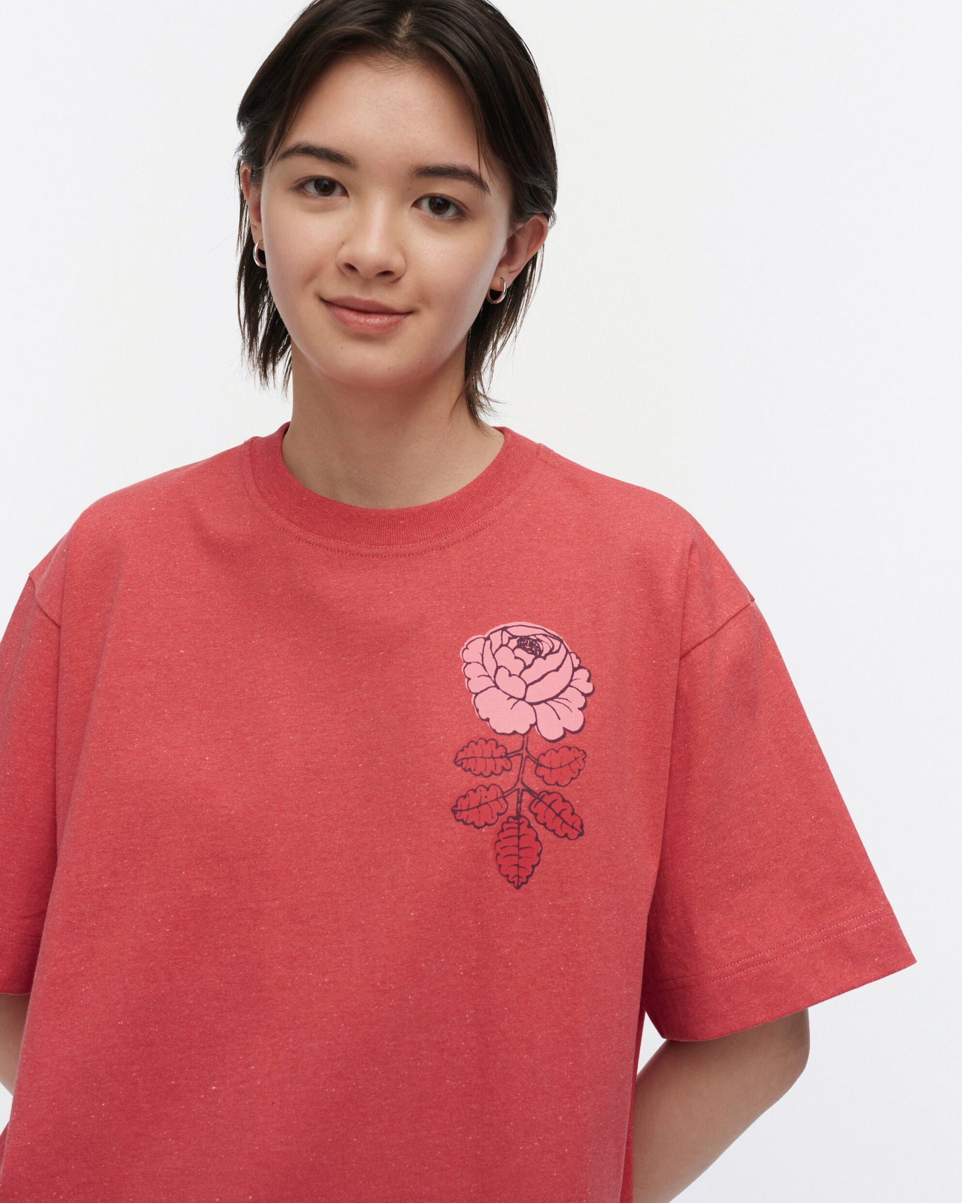 Risut Vihkiruusu Placement Kioski t-shirt - Marimekko VN