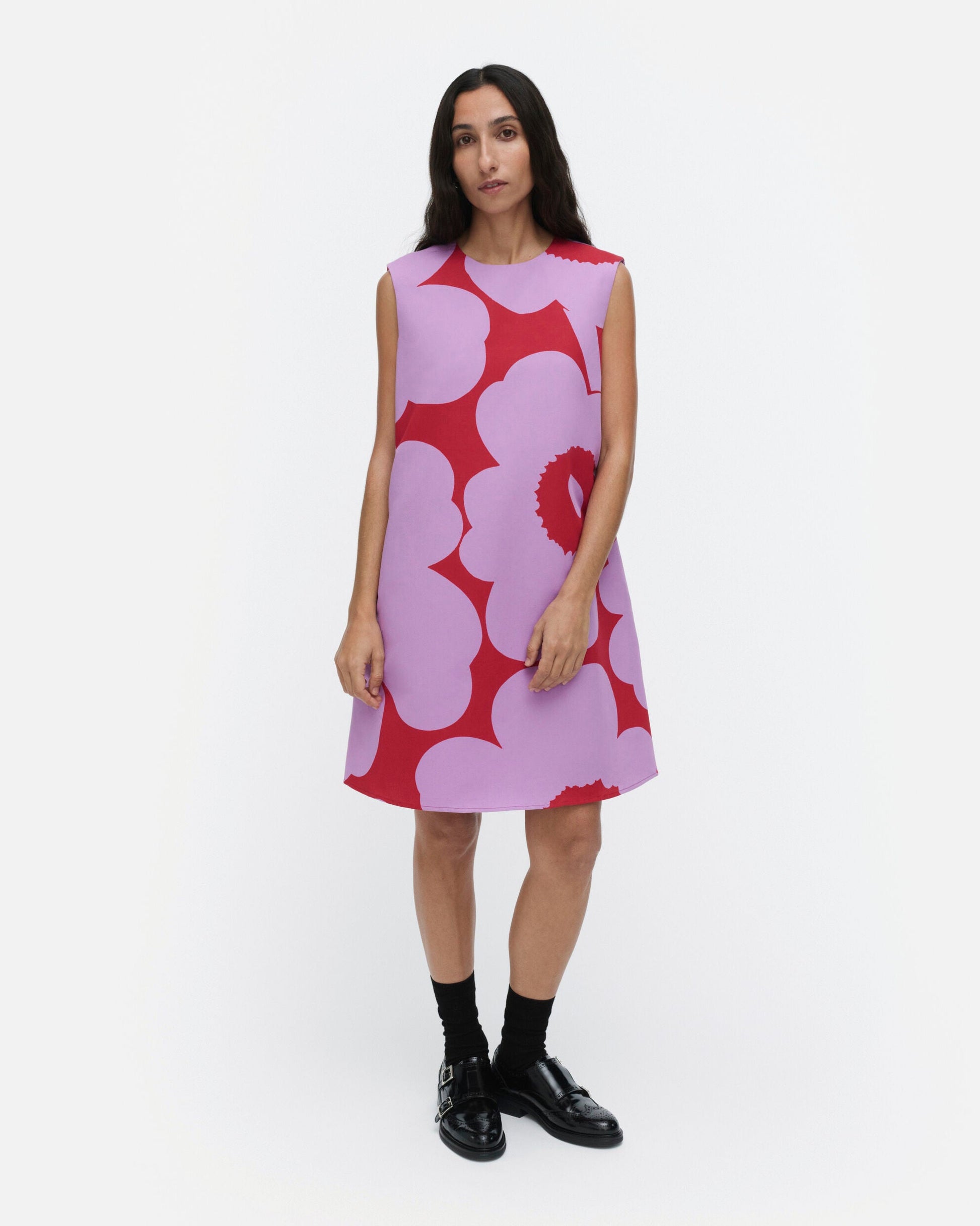 Sopiva Unikko Cotton linen dress - Marimekko VN