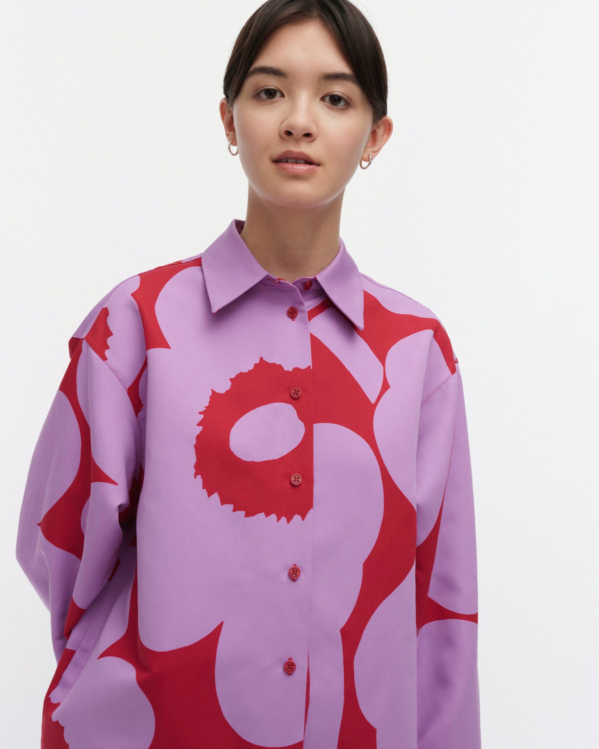 Heitto Unikko Cotton linen shirt - Marimekko VN