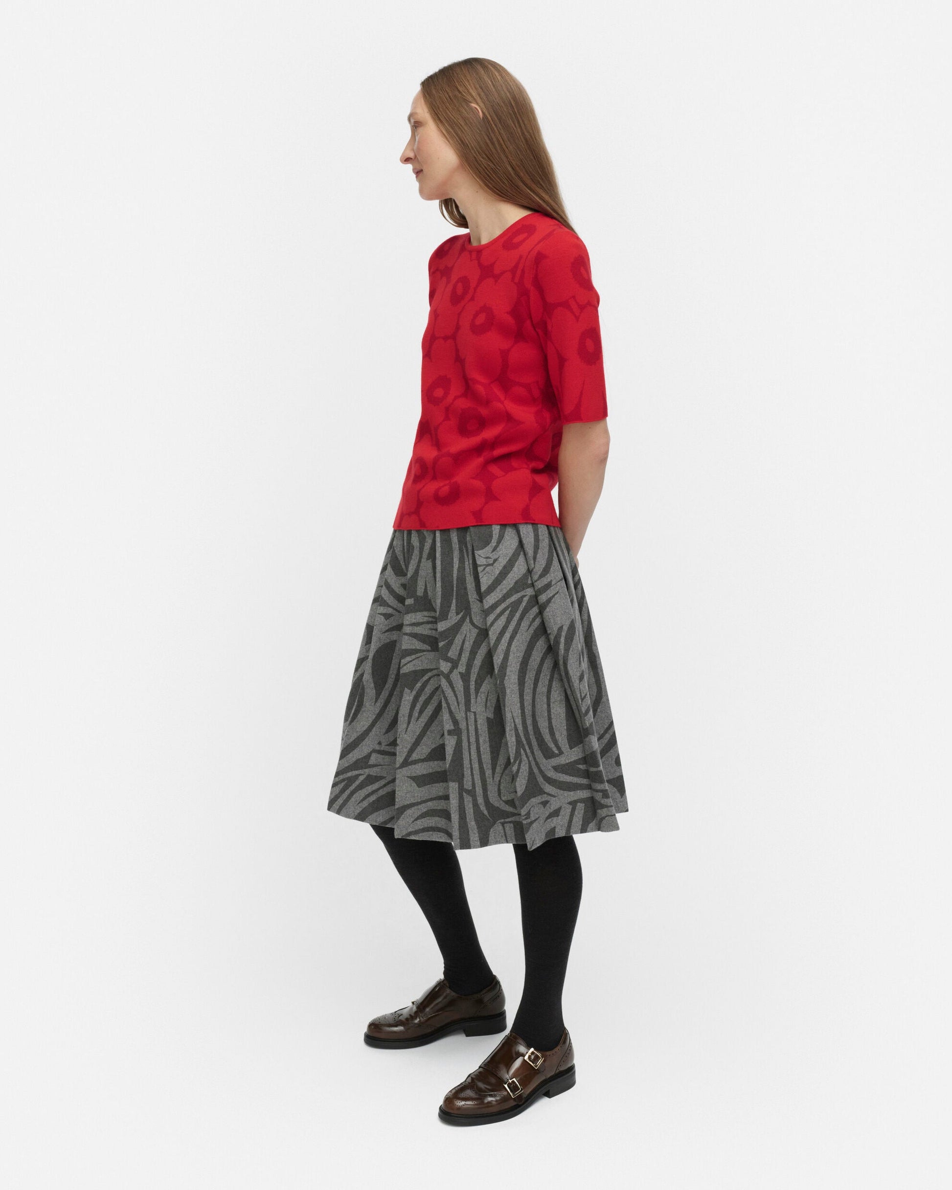 Rws Kehys Unikko Knitted wool pullover - Marimekko VN