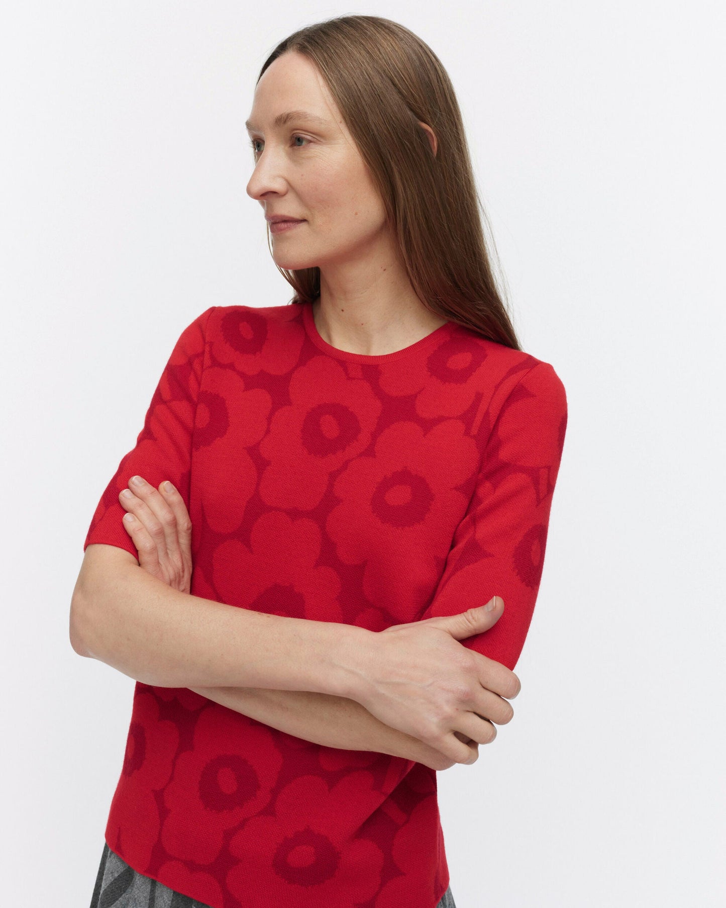 Rws Kehys Unikko Knitted wool pullover - Marimekko VN
