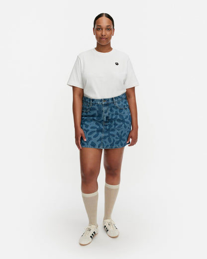 Maridenim Ruudut Kukka Skirt