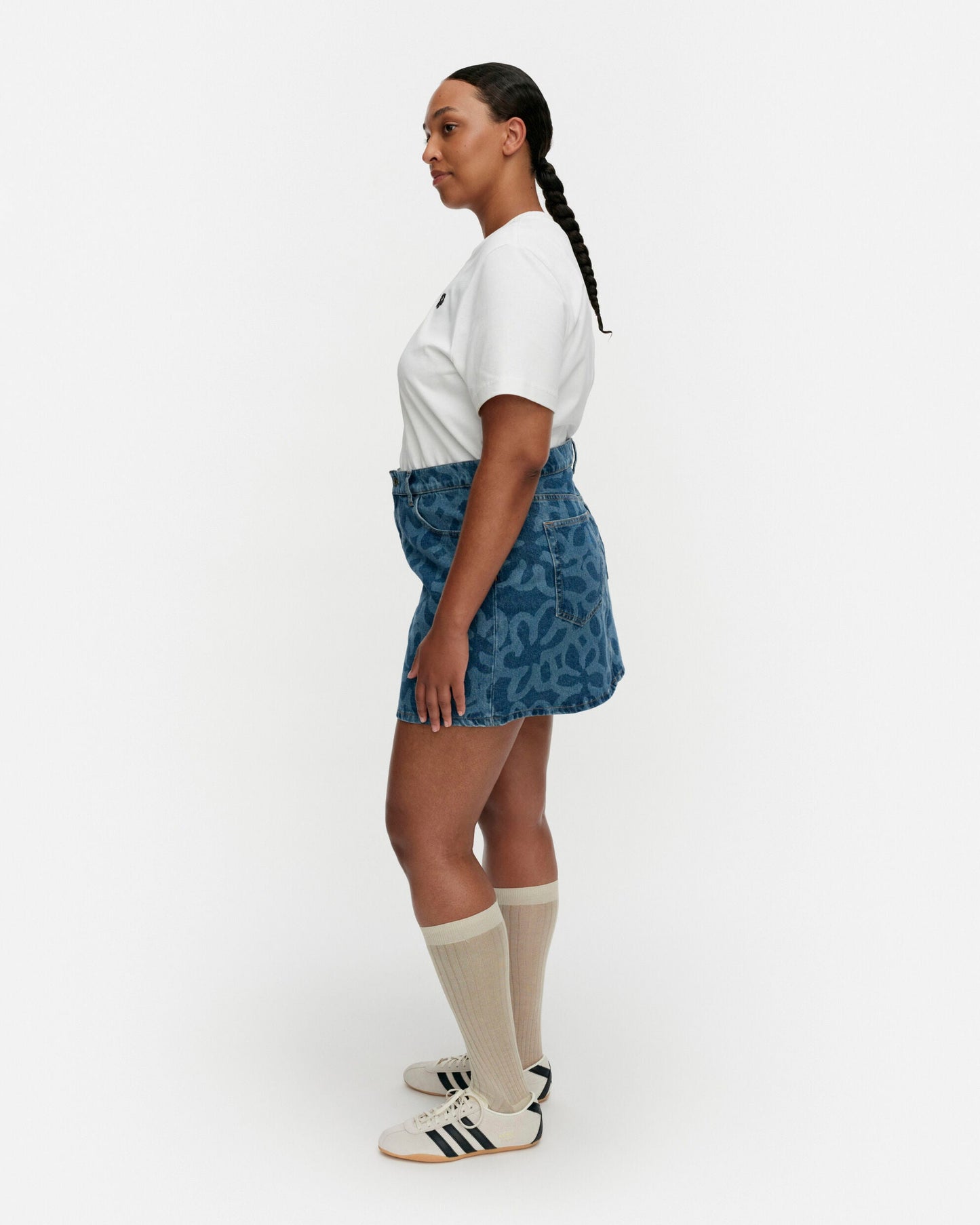 Maridenim Ruudut Kukka Skirt