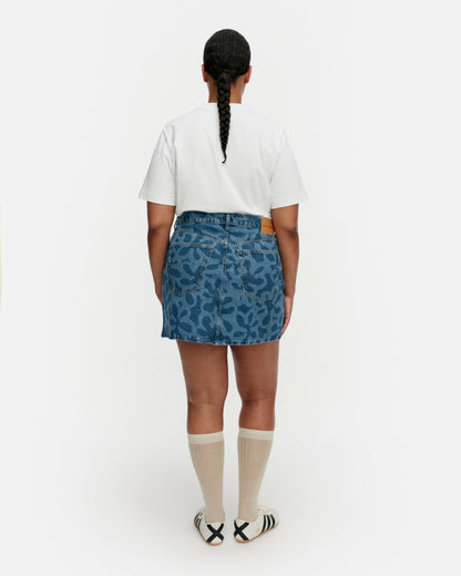 Maridenim Ruudut Kukka Skirt