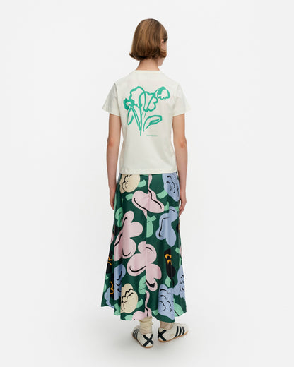 Koostumus Kukasta Kukkaan Silk skirt