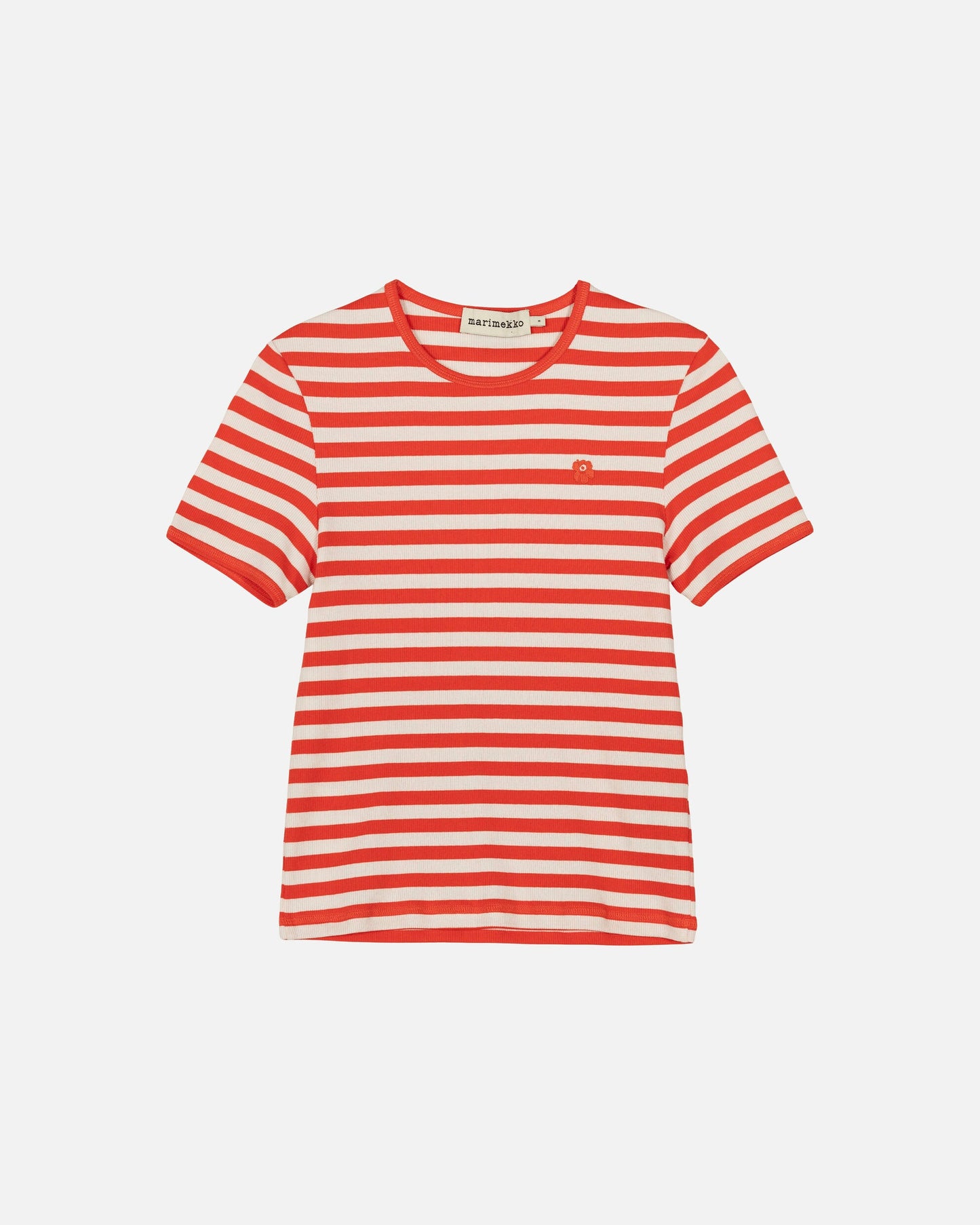 Kukkea Tasaraita Unikko Kioski t-shirt