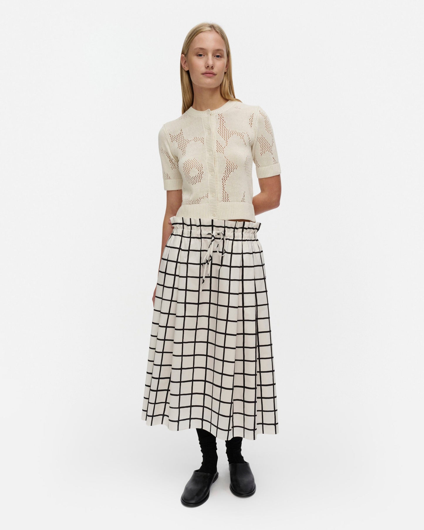 Kirjoitus Iso Ruutu Skirt