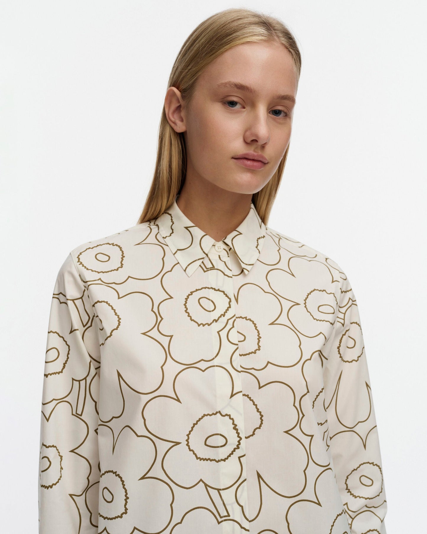 Tilla Piirto Unikko Cotton poplin shirt