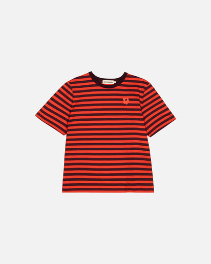 Tasaraita Unikko Kioski t-shirt