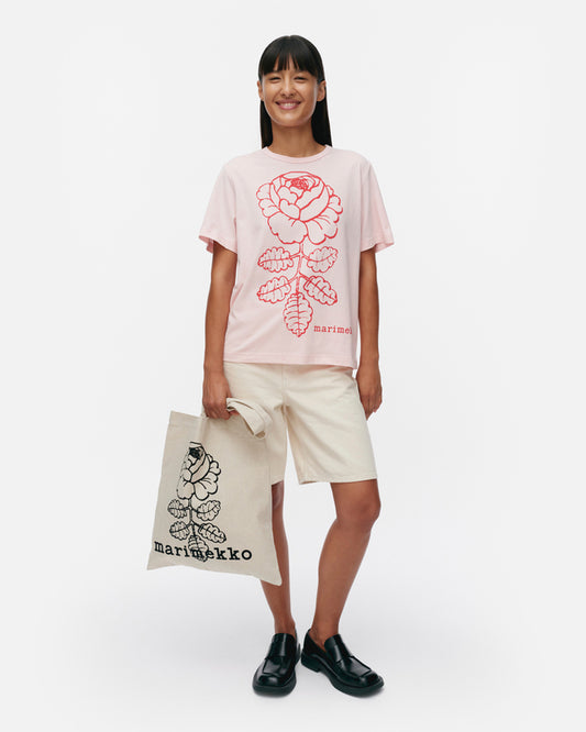 Erna Vihkiruusu Placement kioski t-shirt - Marimekko VN