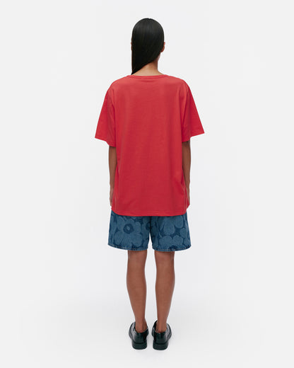 Vihne Piirto Unikko Placement kioski t-shirt - Marimekko VN