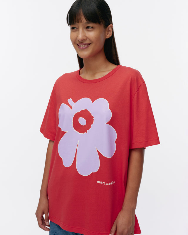 Vihne Piirto Unikko Placement kioski t-shirt - Marimekko VN
