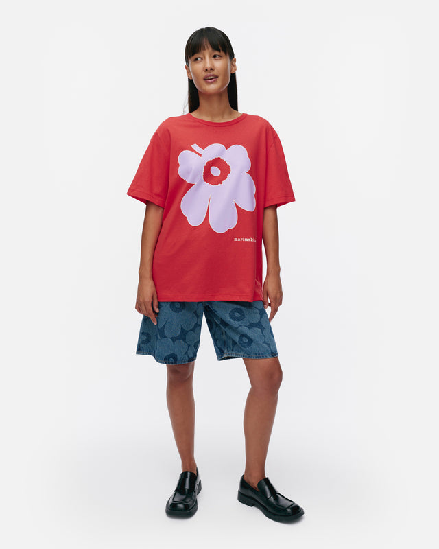 Vihne Piirto Unikko Placement kioski t-shirt - Marimekko VN