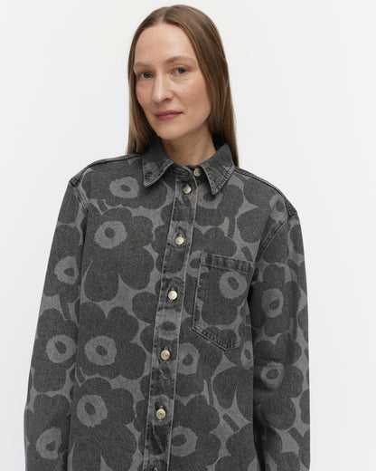 Maridenim Vaihe Unikko denim shirt - Marimekko VN