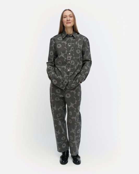 Maridenim Vaihe Unikko denim shirt - Marimekko VN