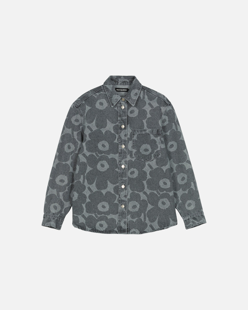 Maridenim Vaihe Unikko denim shirt - Marimekko VN