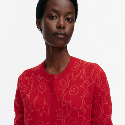 Mutka Mini Piirto Unikko knitted cardigan - Marimekko VN