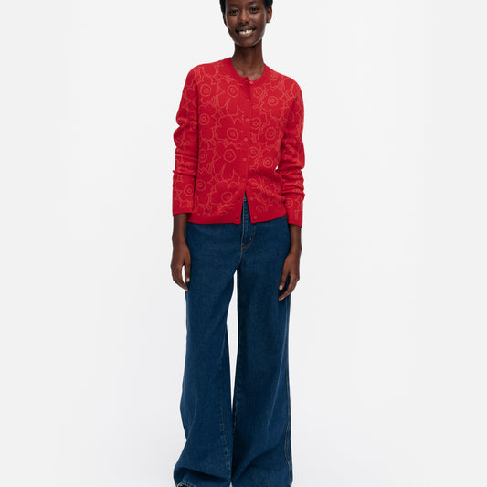 Mutka Mini Piirto Unikko knitted cardigan - Marimekko VN