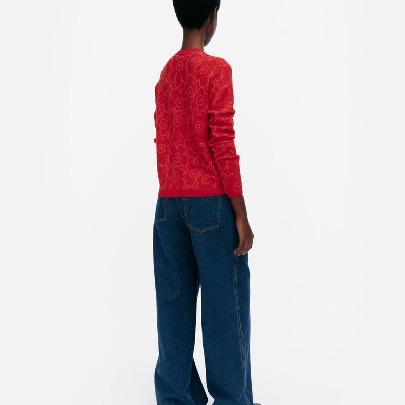 Mutka Mini Piirto Unikko knitted cardigan - Marimekko VN